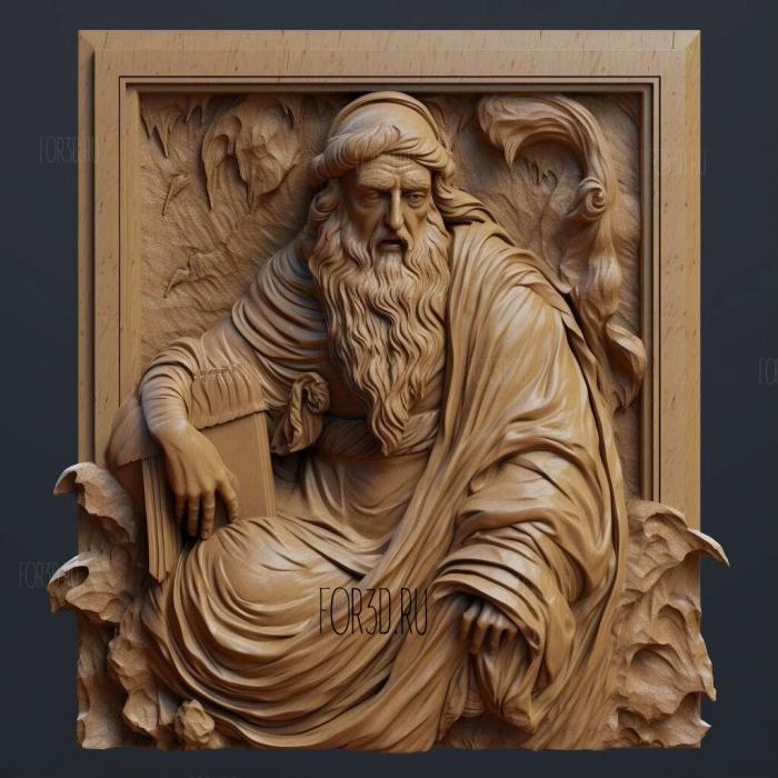 Moses 1 stl model for CNC